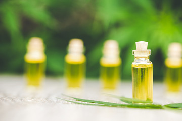 Hemp oil, Medical marijuana products including cannabis leaf,  cbd  and hash oil, alternative...