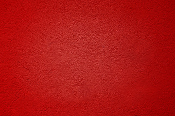 Cement Red plaster walls have rough surface. For texture background images