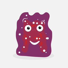 Cartoon Glibber Monster Illustration