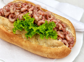 Bread roll with crabs – Schleswig-Holstein, Germany