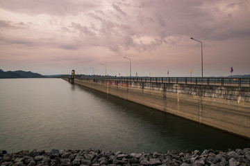 Khundanprakanchon Dam in Nakhon Nayok, Thailand.