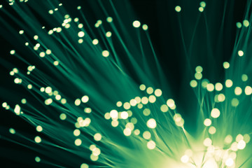 Blurred optical fiber glass light