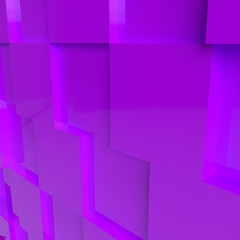 Purple modern 3D background illustration for text and message website design