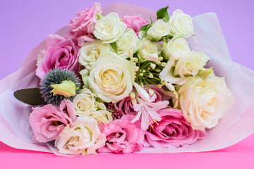 Bouquet of different flowers.