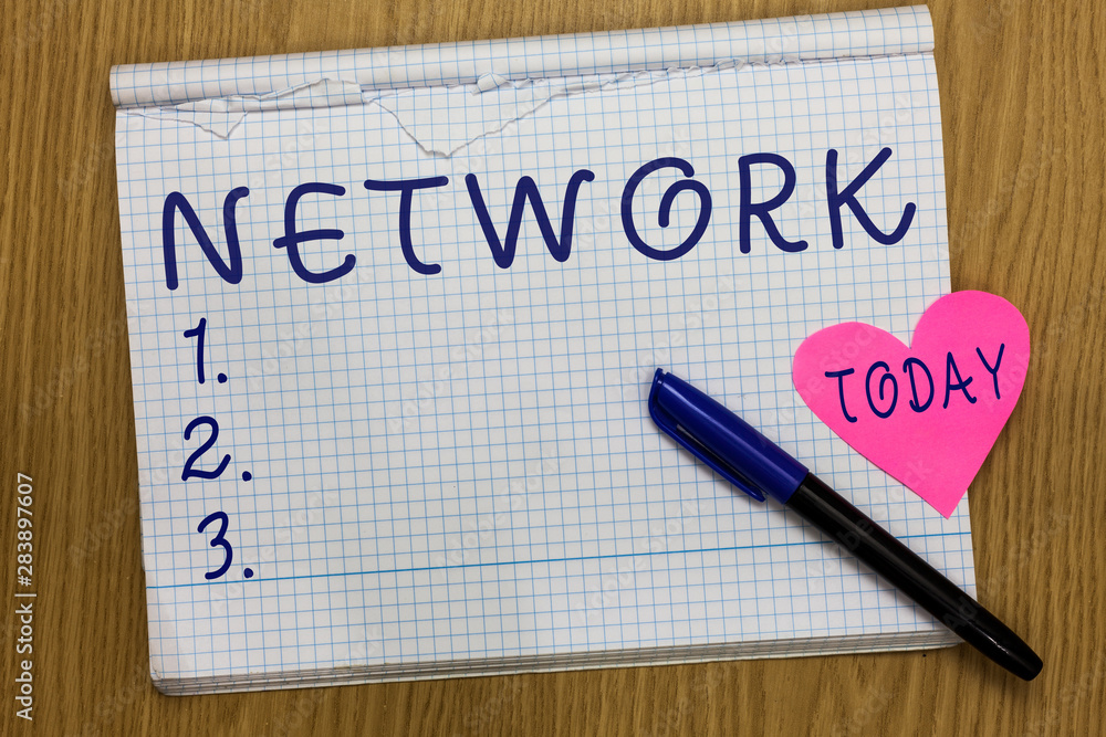 Poster writing note showing network. business photo showcasing group system of interconnected showing thing