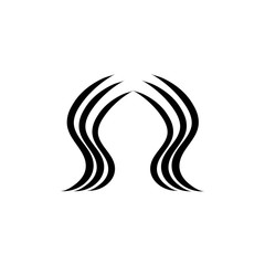 hair salon logo vector