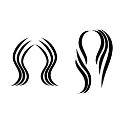 hair salon logo vector