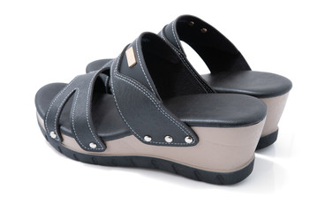 Woman shoes fashion isolated on white background. Beauty and fashion concept.