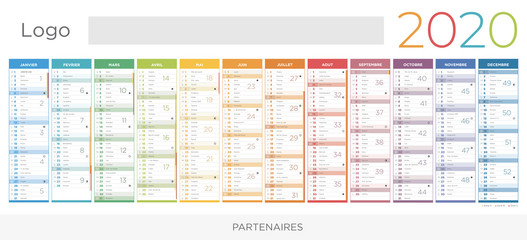 calendrier 2020