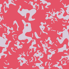 UFO camouflage of various shades of violet and pink colors