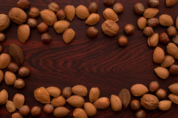 Nuts, background