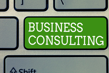 Word writing text Business Consulting. Business concept for Blends Practice of Academic Theoretical Expertise.