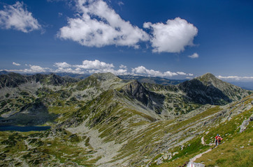 Fototapeta na wymiar Mountain landscape in Retezat National Park, Carpathian Mountains, Romania