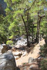 Samaria Gorge National Park, Crete, Greece.