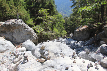 Samaria Gorge National Park, Crete, Greece.