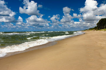 Plaża morze bałtyckie