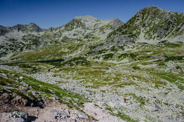 Mountain landscape in Retezat National Park, Carpathian Mountains, Romania