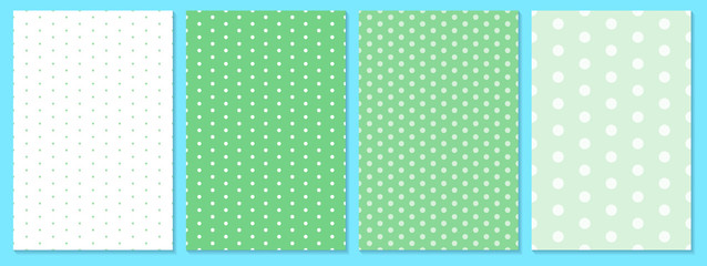 Polka dot pattern vector. Baby background.