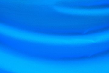 Blue Cotton Curtain Texture Background.