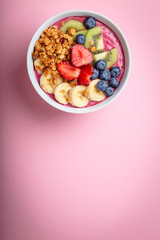 Healthy acai smoothie bowl