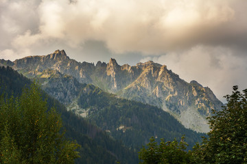 Beautiful,dramatic French Alps 