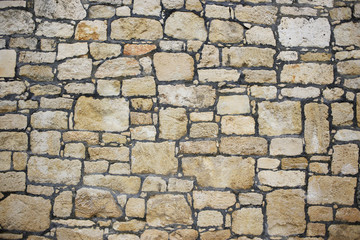 Stone wall texture background, facade