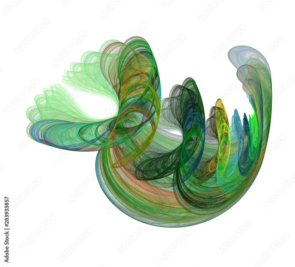 Poster an abstract computer generated modern fractal design. abstract fractal color texture. digital art. a
