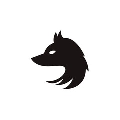 Wolf logo template vector icon design