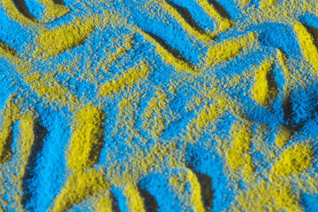 Small dunes shapes top view