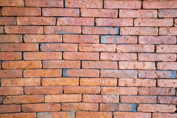 Brick wall textured interior design