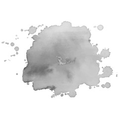 Obraz premium Abstract watercolor grayscale background. Vector illustration. Grunge texture for cards and flyers design. A model for the creation of digital brushes