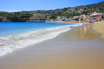 Agia Pelagia bay at Crete island in Greece