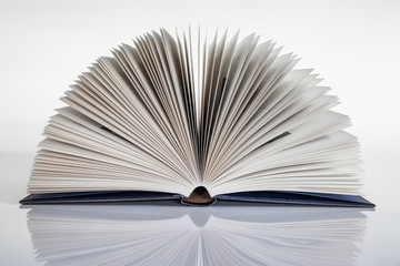 open book isolated on white background