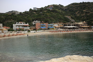 Beautiful views of nature in the area of Agia Pelagia, Crete, Greece