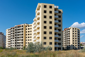 Abandoned construction due to bankruptcy of the developer
