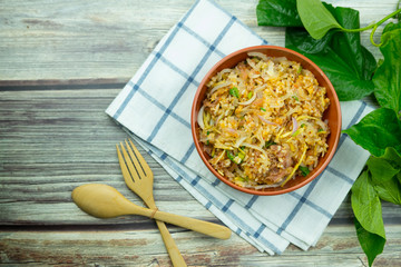 Yam Naem Khao Tod Recipe Spicy Salad