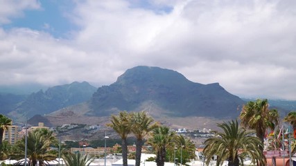 Teide volcano on Tenerife island time lapse video in 4k