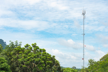 Antenna signal pole