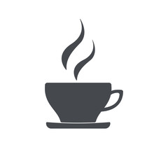 Obraz premium Coffee cup icon. Vector illustration