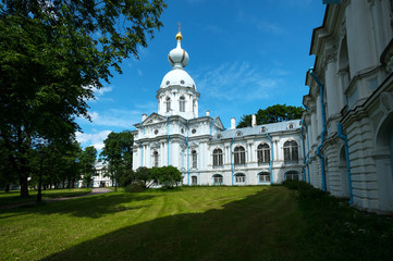 Smolny Kathedrale-Kloster Sankt Petersburg, Russland