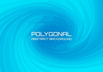 Low poly blue abstract background. Geometric triangulation consisting of triangles with space for text. Textured template