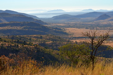 Landscape Pilanesberg National Parc, South Africa