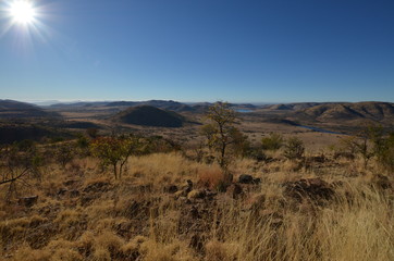 Landscape Pilanesberg National Parc, South Africa