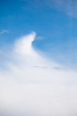 Naklejka na ściany i meble Cloudscape and blue sky at summer day