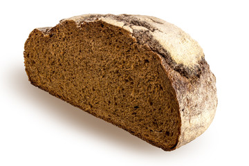 Bread isolated on white background with clipping path