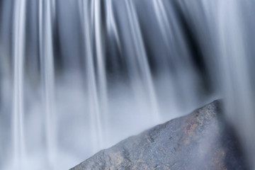 water flowing in slow motion