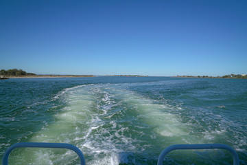 Vacation holiday during summer concept, go boat sailing.