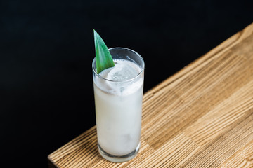 Cocktail on table