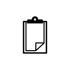 Clipboard paper icon