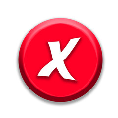 deletion icon on white background. illustration